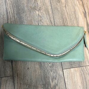 Elegant Mint Green Clutch